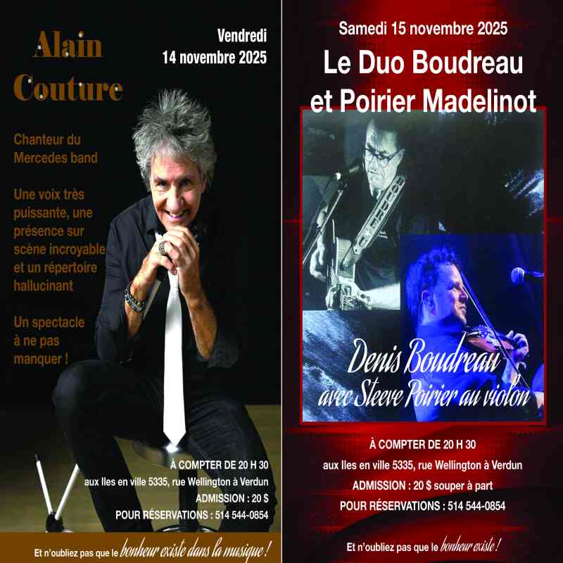 En vedette la semaine prochaine: